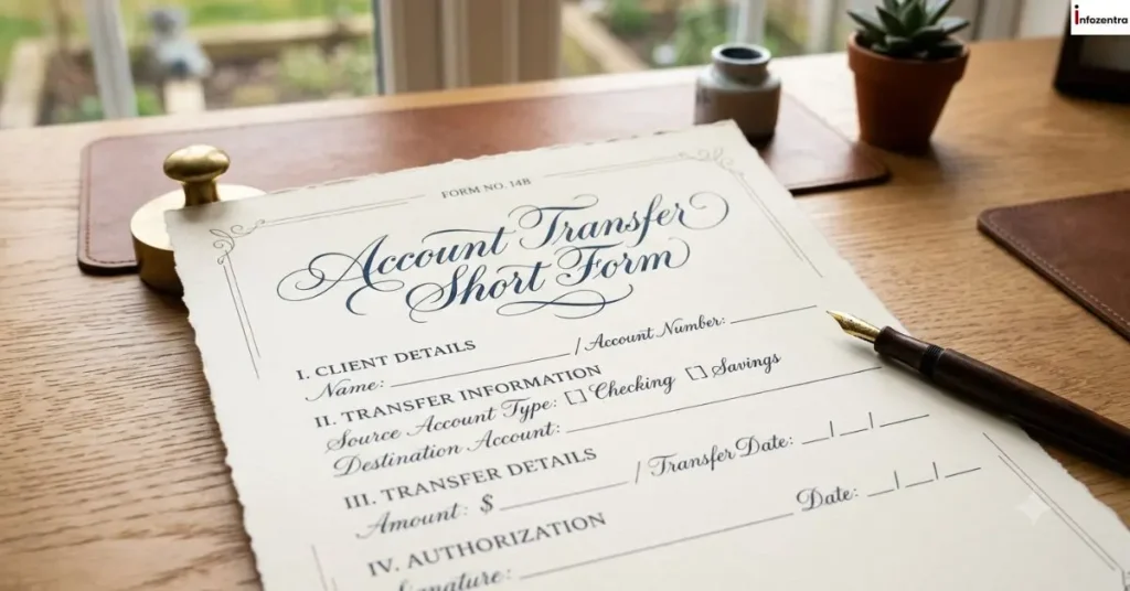 Account Transfer Short Form
