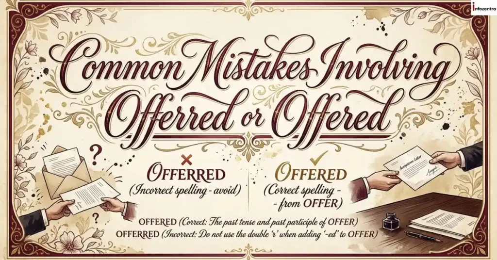 common-mistakes-involving-offerred-or-offered Common Mistakes Involving Offerred or Offered