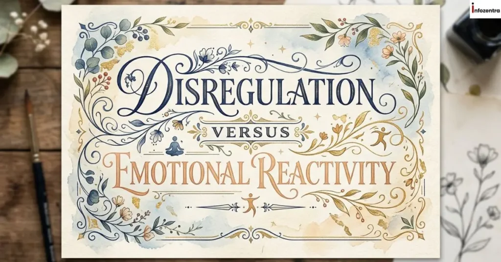 Disregulation Versus Emotional Reactivity