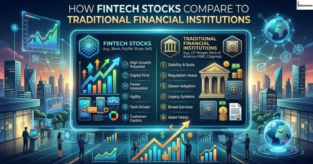 how-fintech-stocks-compare-to-traditional-financial-institutions How Fintech Stocks Compare to Traditional Financial Institutions