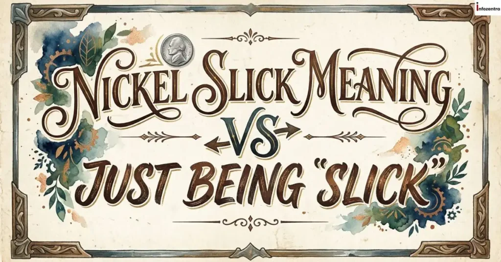 Nickel Slick Meaning vs Just Being "Slick"