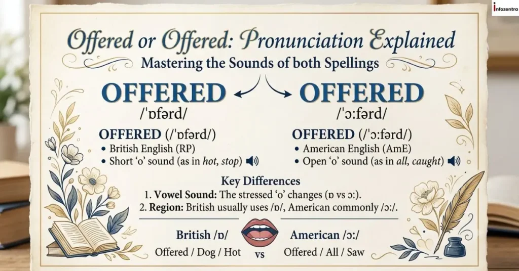 offerred-or-offered-pronunciation-explained Offerred or Offered: Pronunciation Explained
