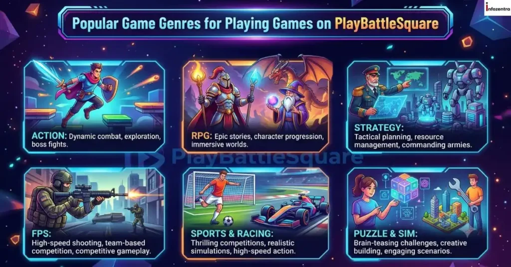 popular-game-genres-for-playing-games-on-playbattlesquare (1) Popular Game Genres for Playing Games on PlayBattleSquare