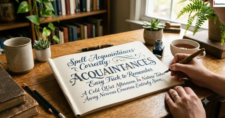 Spell Acquaintances Correctly: Easy Trick to Remember