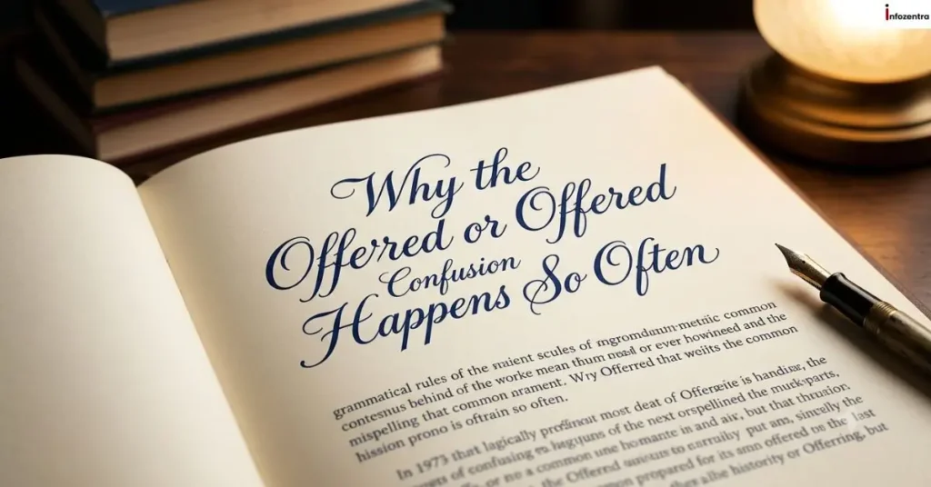 why-the-offerred-or-offered-confusion-happens-so-often Why the Offerred or Offered Confusion Happens So Often