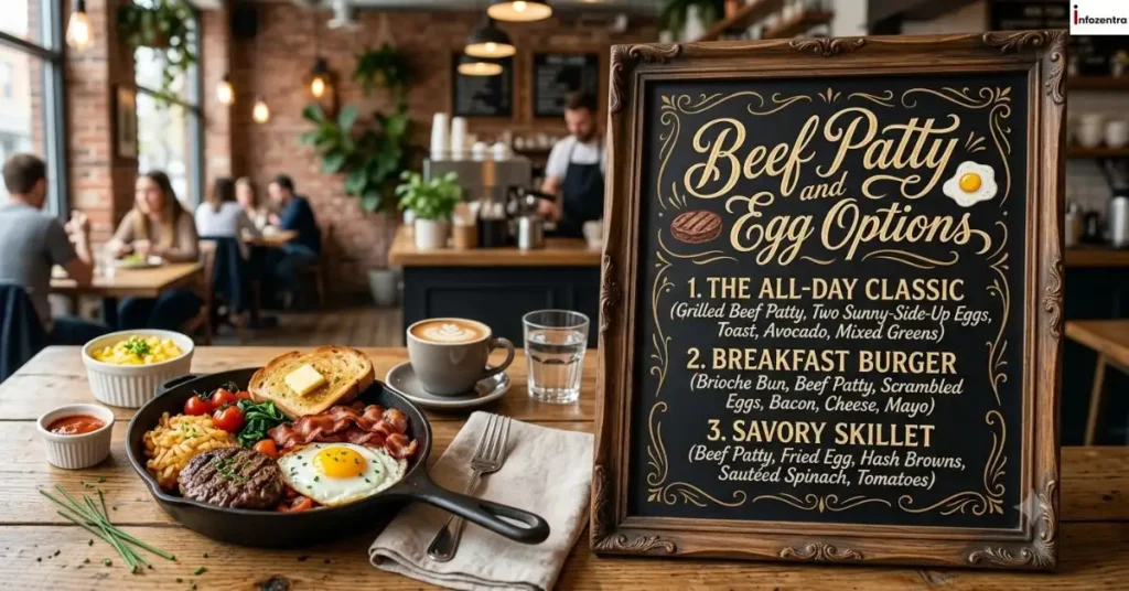 beef-patty-and-egg-options Beef Patty and Egg Options