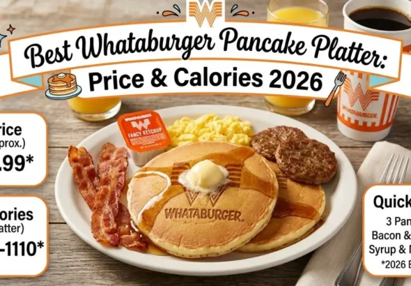 Best Whataburger Pancake Platter: Price & Calories 2026